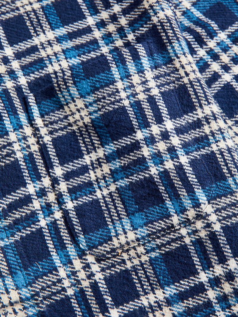 Brushed Triple-Yarn Flannel in Aqua