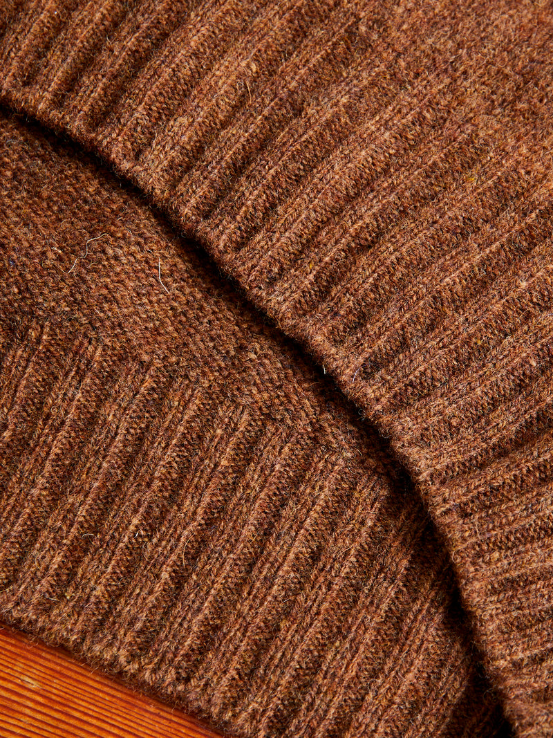 "Birth of the Cool" Wool Sweater in Nuts