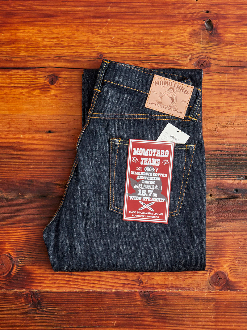0906V 15.7oz Selvedge Denim - Wide Straight Fit