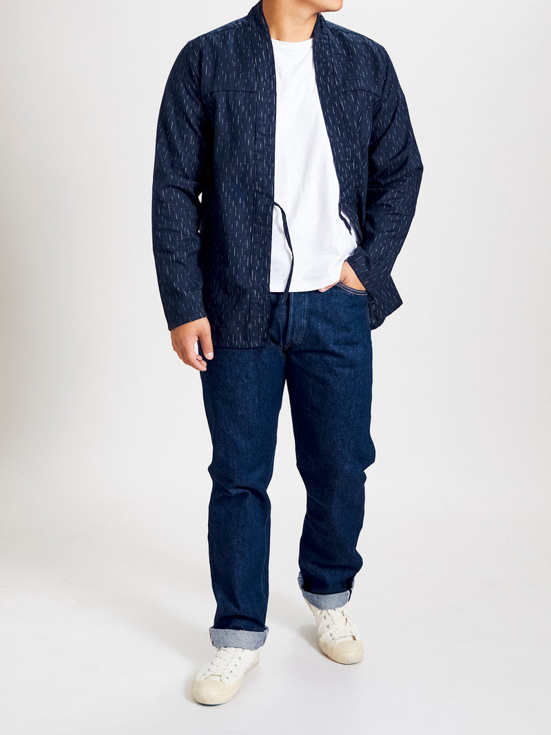 "Kimono Print Rain" Kimono Shirt