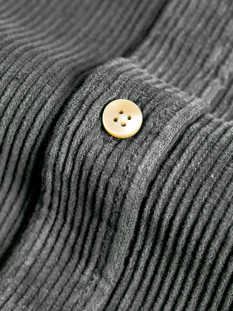 Lobo Button-Up Shirt in Anthracite