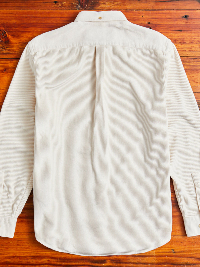 Lobo Button-Up Shirt in Ecru