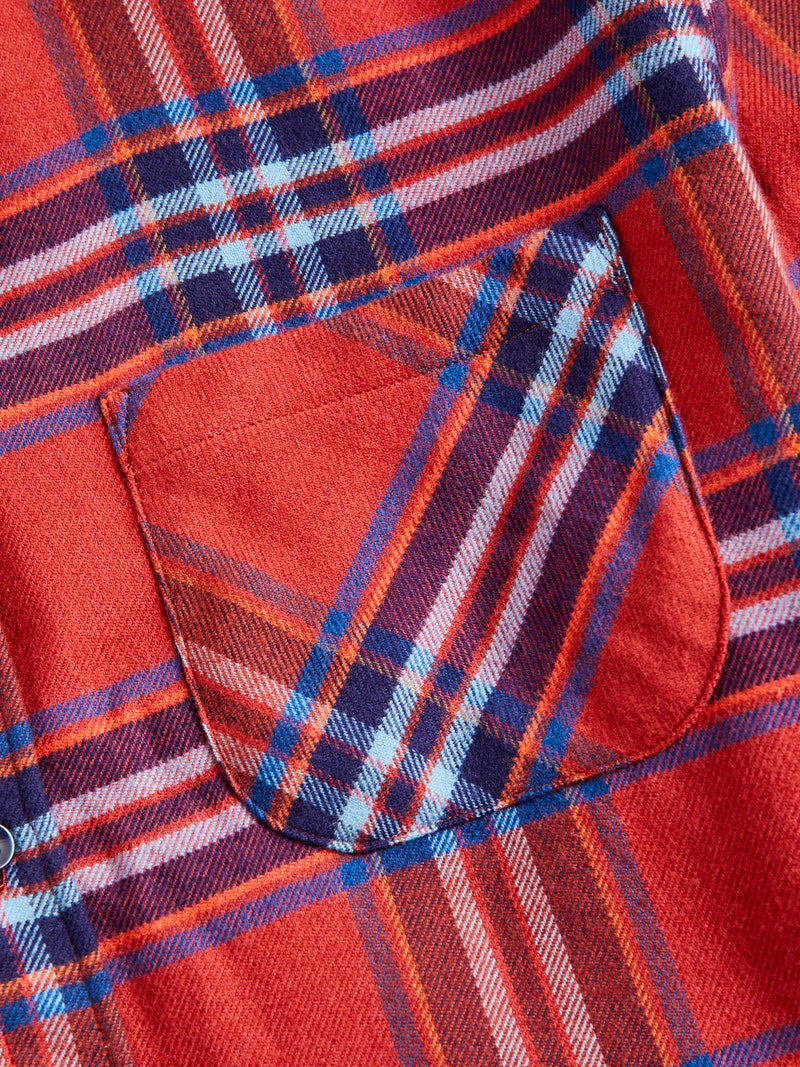 Pau Button-Up Shirt in Red