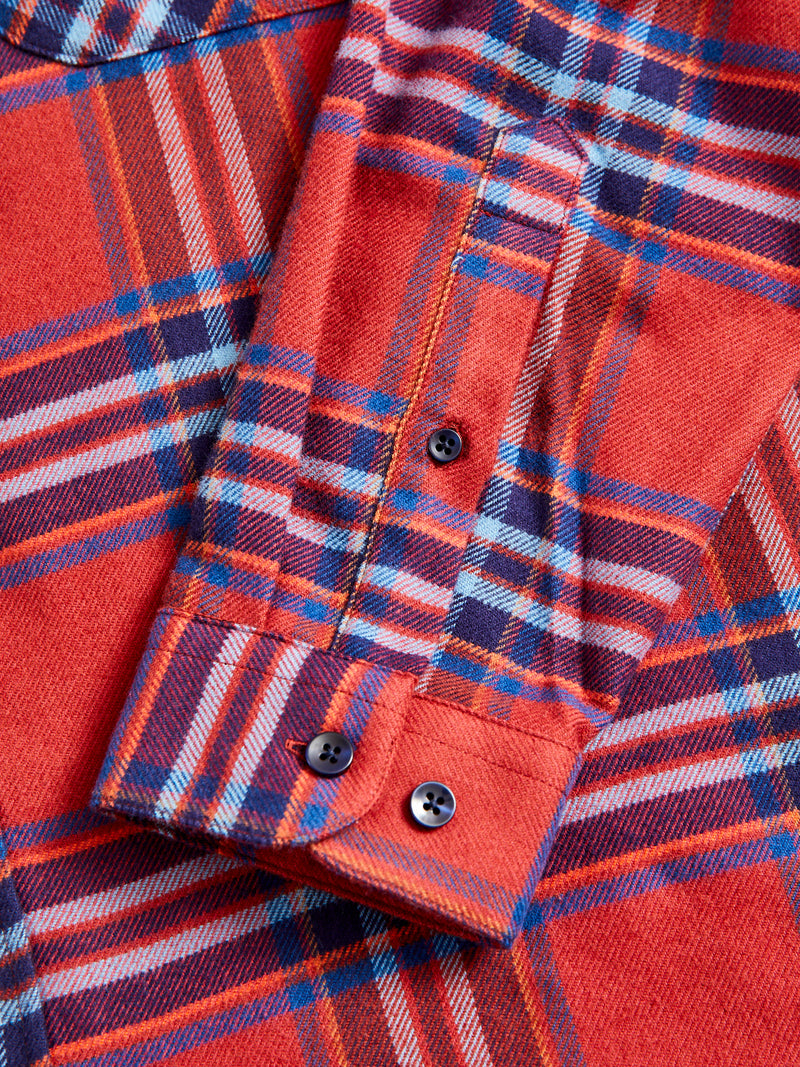 Pau Button-Up Shirt in Red