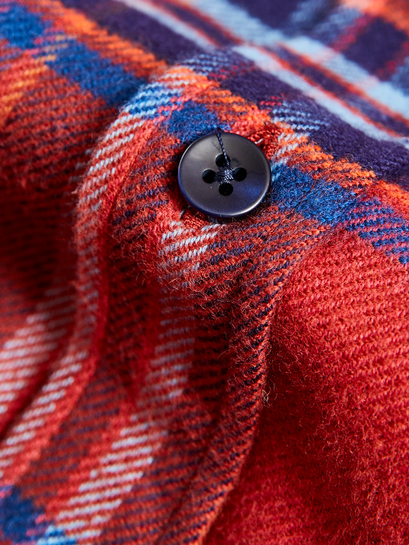 Pau Button-Up Shirt in Red