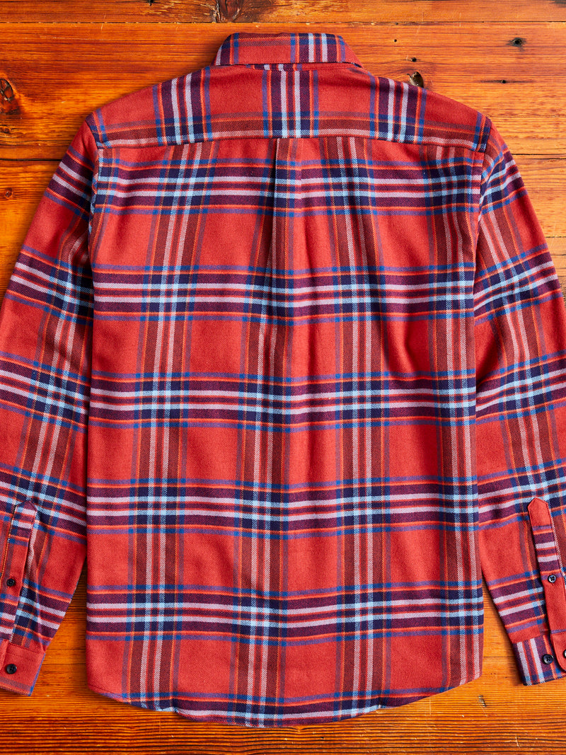 Pau Button-Up Shirt in Red