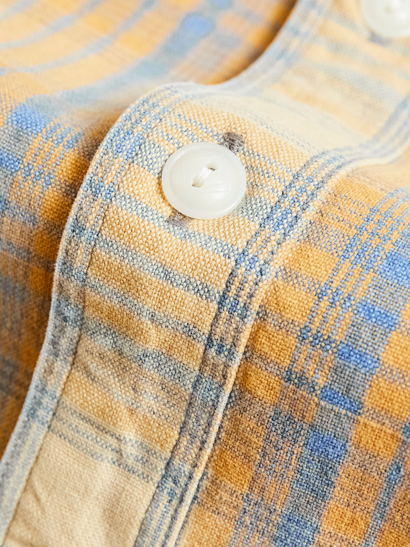 Farrell Plaid Workshirt in Yellow Multi