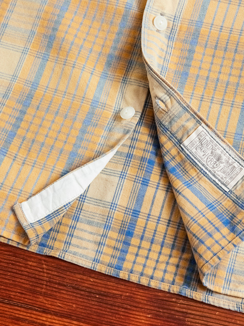 Farrell Plaid Workshirt in Yellow Multi