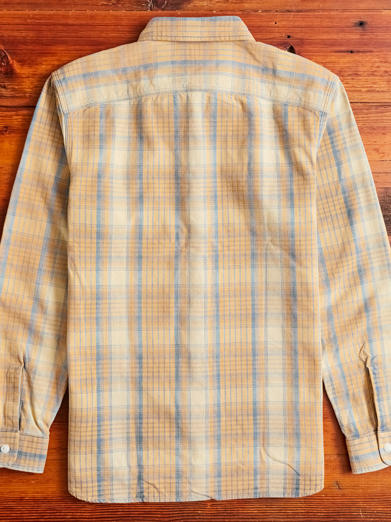 Farrell Plaid Workshirt in Yellow Multi