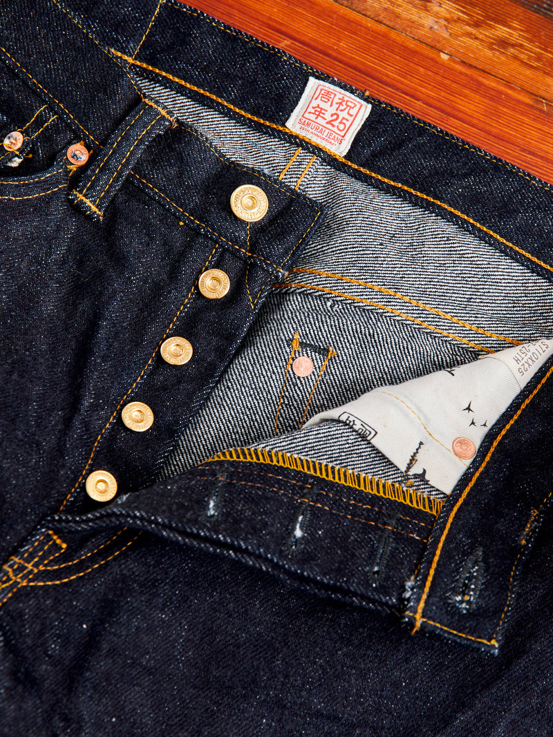 S710XX25oz-25TH "25th Anniversary Limited Edition" 25oz Selvedge Denim - Slim Straight Fit