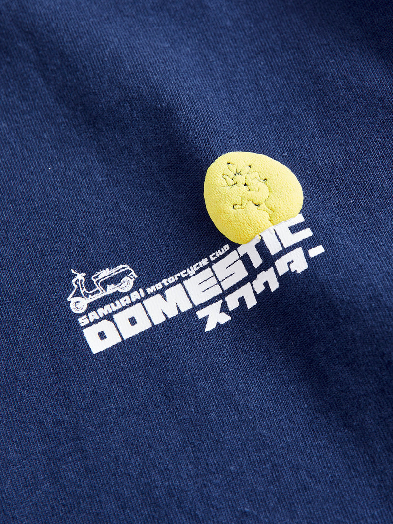 "Rabbit" Heavyweight T-Shirt in Navy