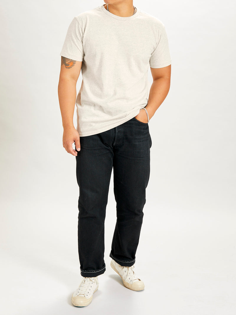 2-Pack Short Sleeve Crew Tee in Oatmeal