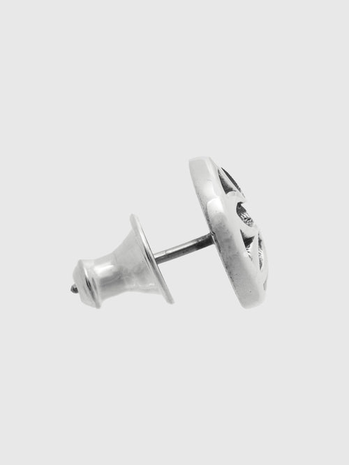 10mm Rosette Stud Earring in Sterling Silver