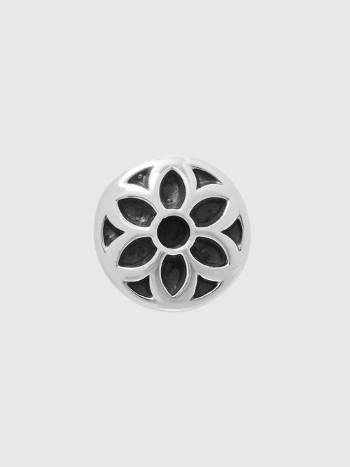 10mm Rosette Stud Earring in Sterling Silver