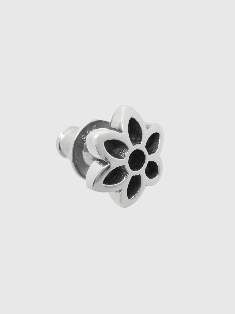 10mm Cutout Stud Earring in Sterling Silver