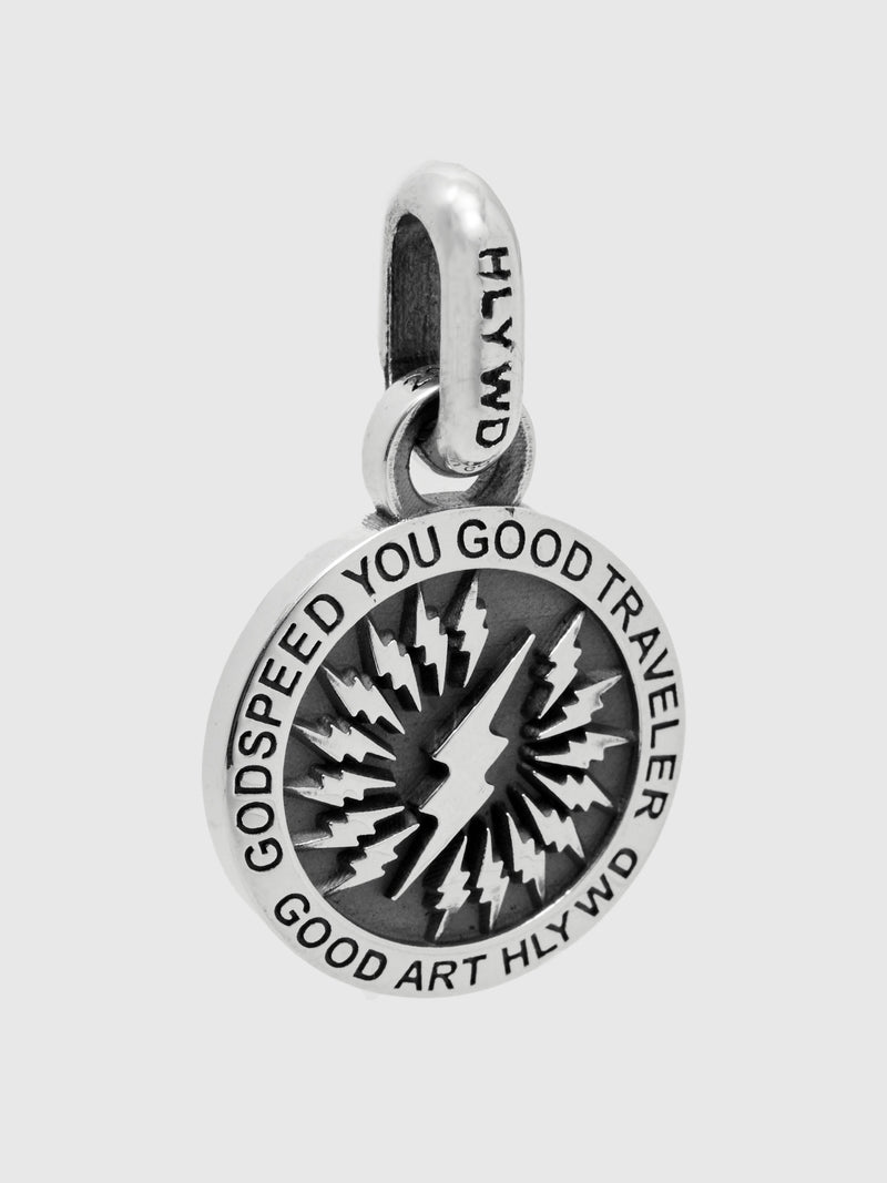 Saint Christopher Shazam Pendant in Sterling Silver