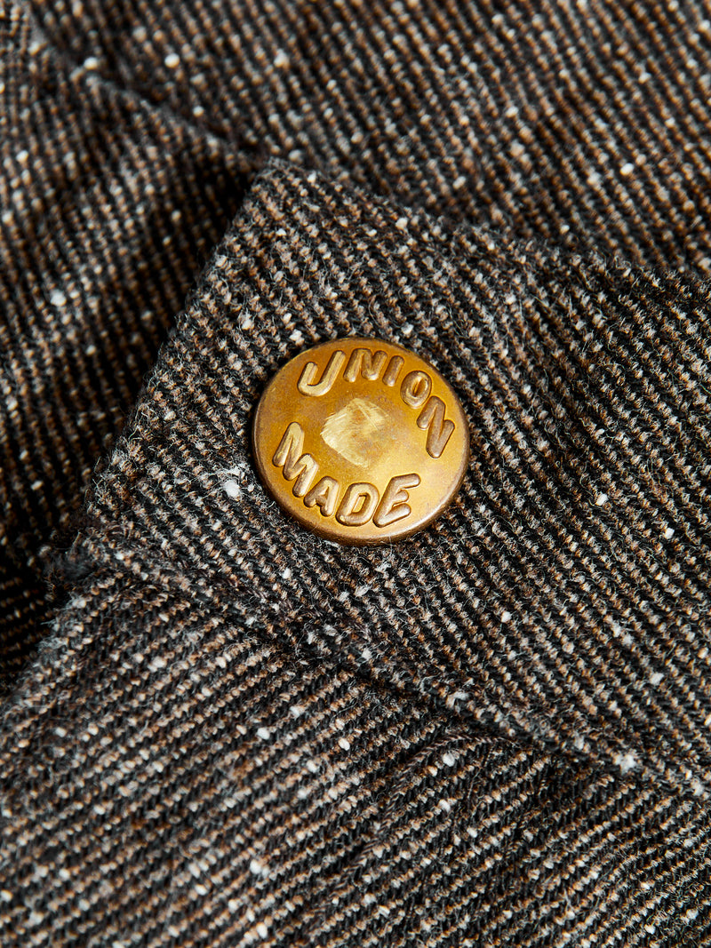 Nep Twill Carpenter Pants in Brown