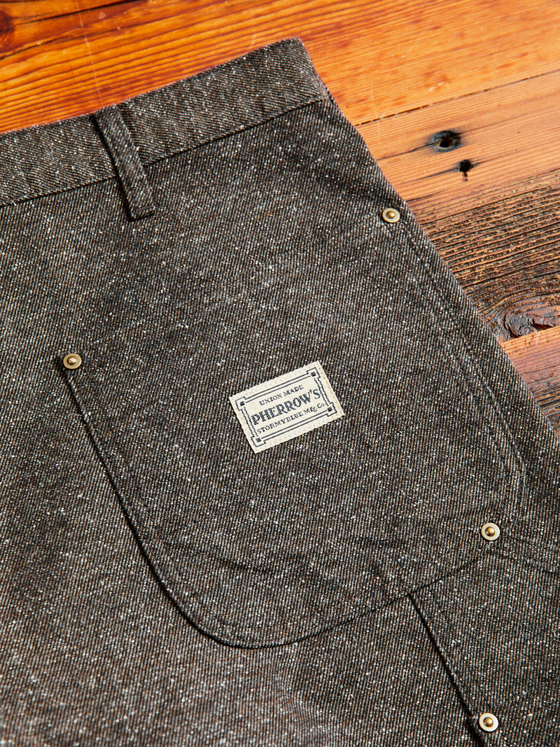 Nep Twill Carpenter Pants in Brown