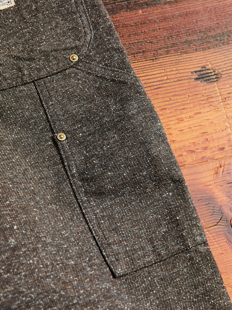 Nep Twill Carpenter Pants in Brown