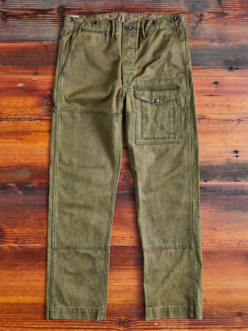 Seattle Cargo Pants in Olive Canvas