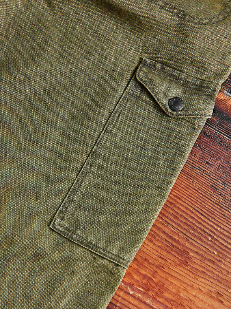 Seattle Cargo Pants in Olive Canvas
