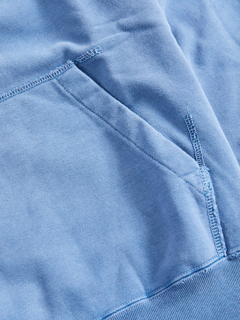 Special Finish Pullover Hoodie in Blue