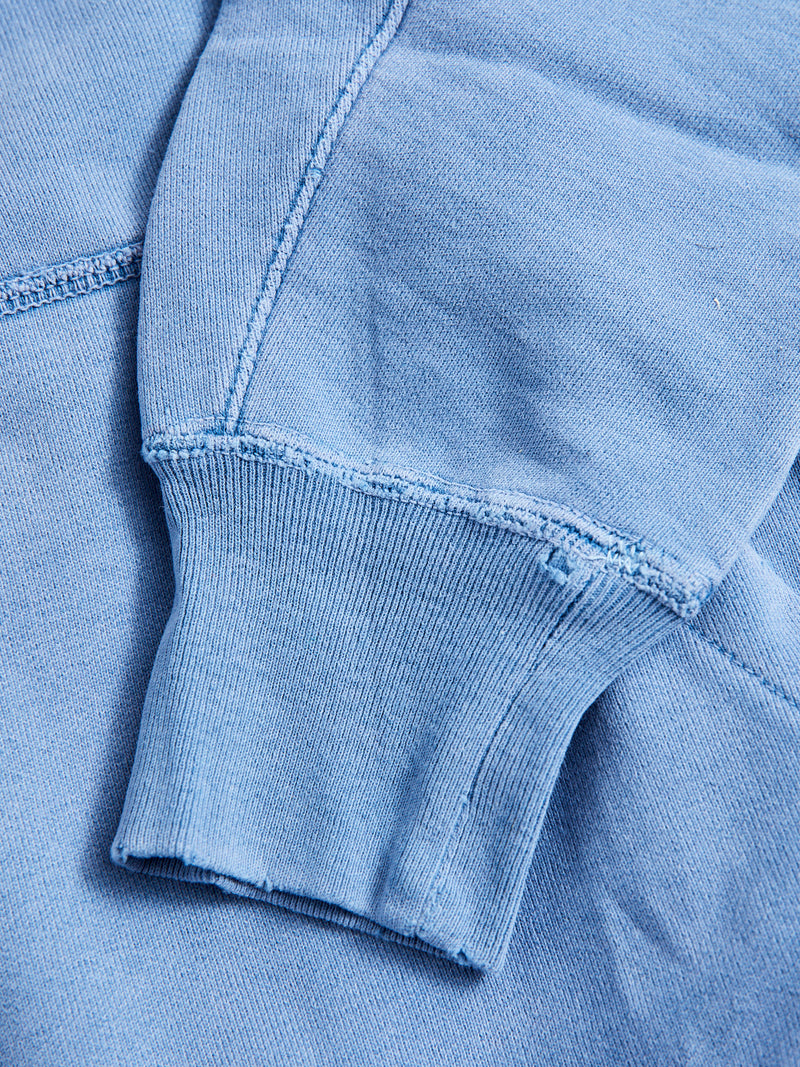 Special Finish Pullover Hoodie in Blue