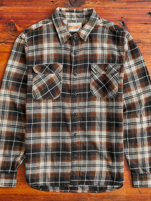Jepson Work Shirt in Hickory Plaid