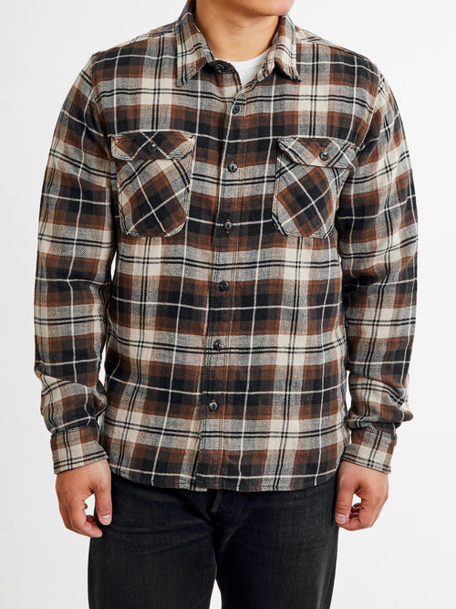 Jepson Work Shirt in Hickory Plaid