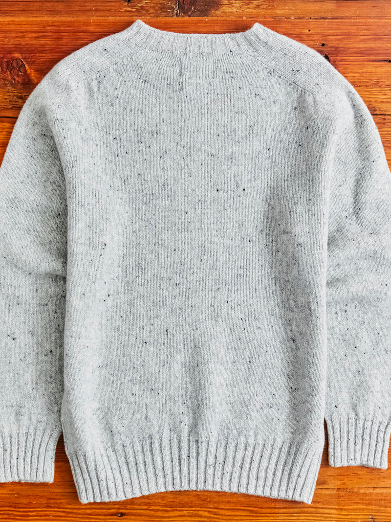 "Terry" Wool Sweater in Silver