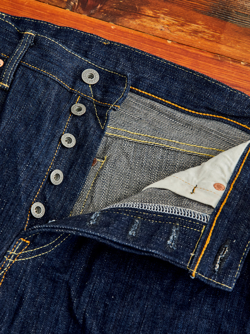 288 "Kiwami" 16oz Natural Indigo Selvedge Denim - Classic Straight Fit