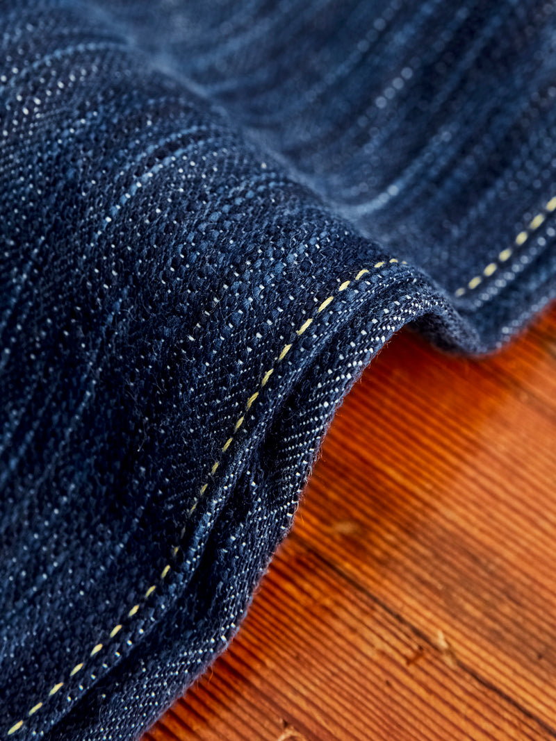 D1866S "Tokushima Awa Shoai" Hand Dyed 15oz Selvedge Denim - Regular Straight Fit