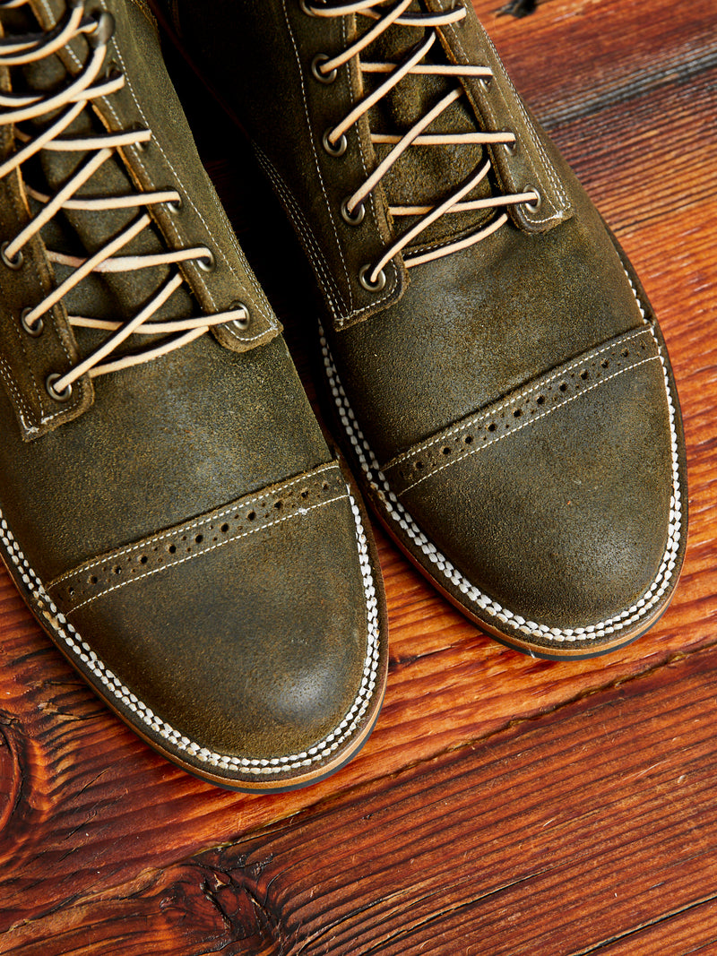 Sierra Boot in Waxed Olive