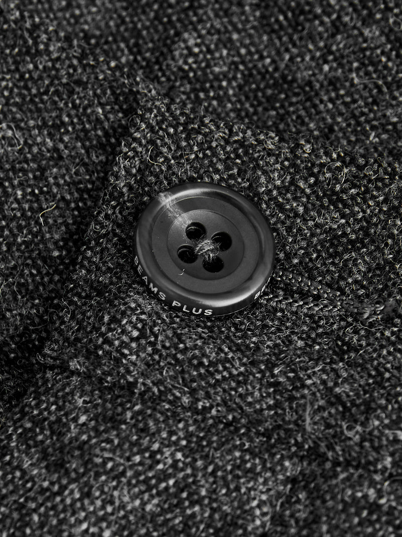 1-Pleat Wool Cashmere Trouser in Grey
