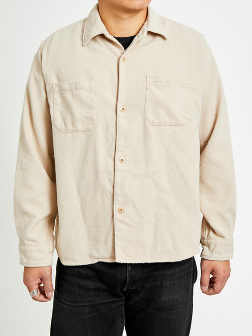 Jazz Nep Work Shirt in Beige