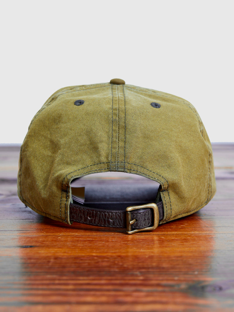 Oilcloth Baseball Cap in Explorer Olive