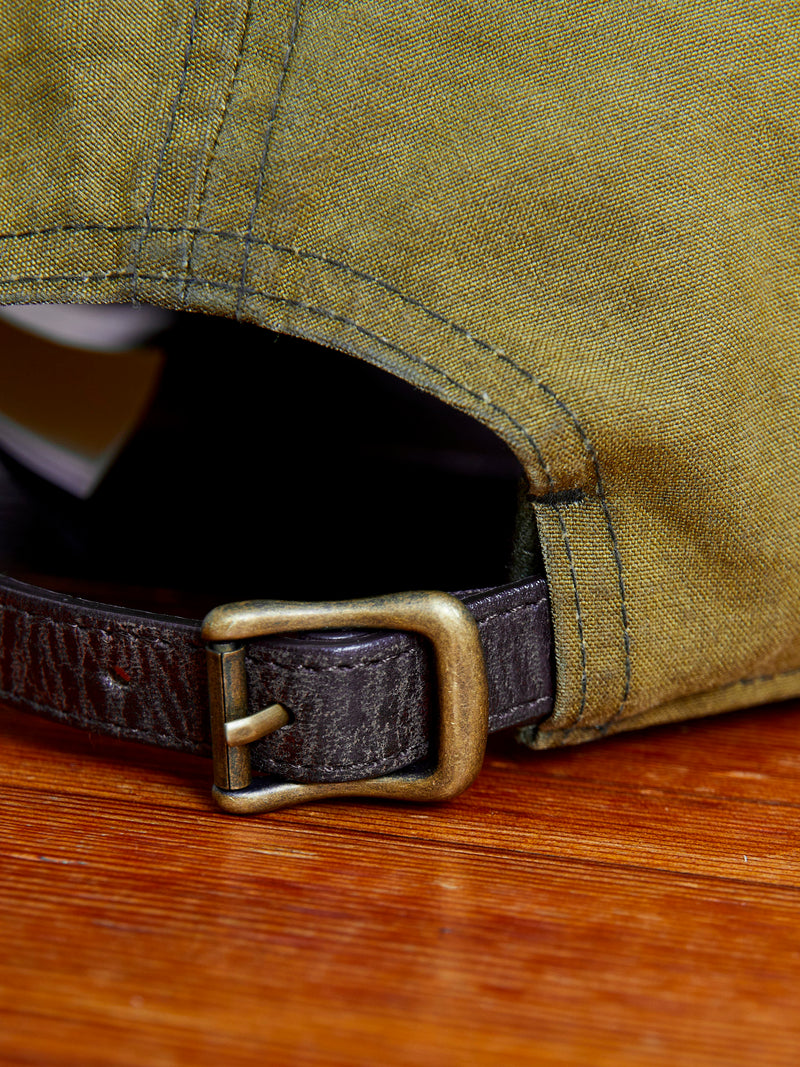 Oilcloth Baseball Cap in Explorer Olive