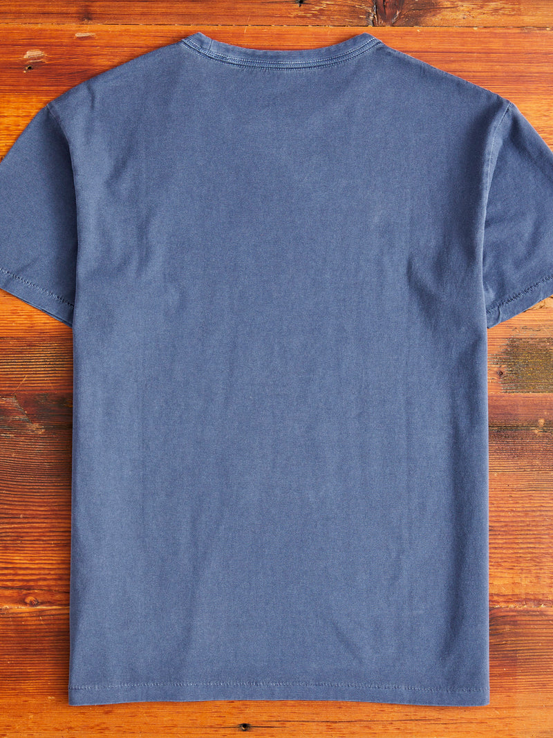 Vintage Knit T-Shirt in Washed Navy