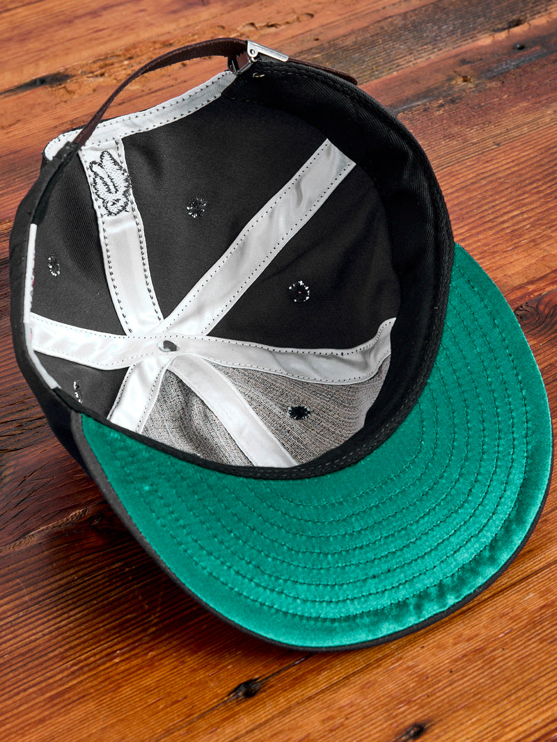 Blue Owl Baseball Cap in Charcoal