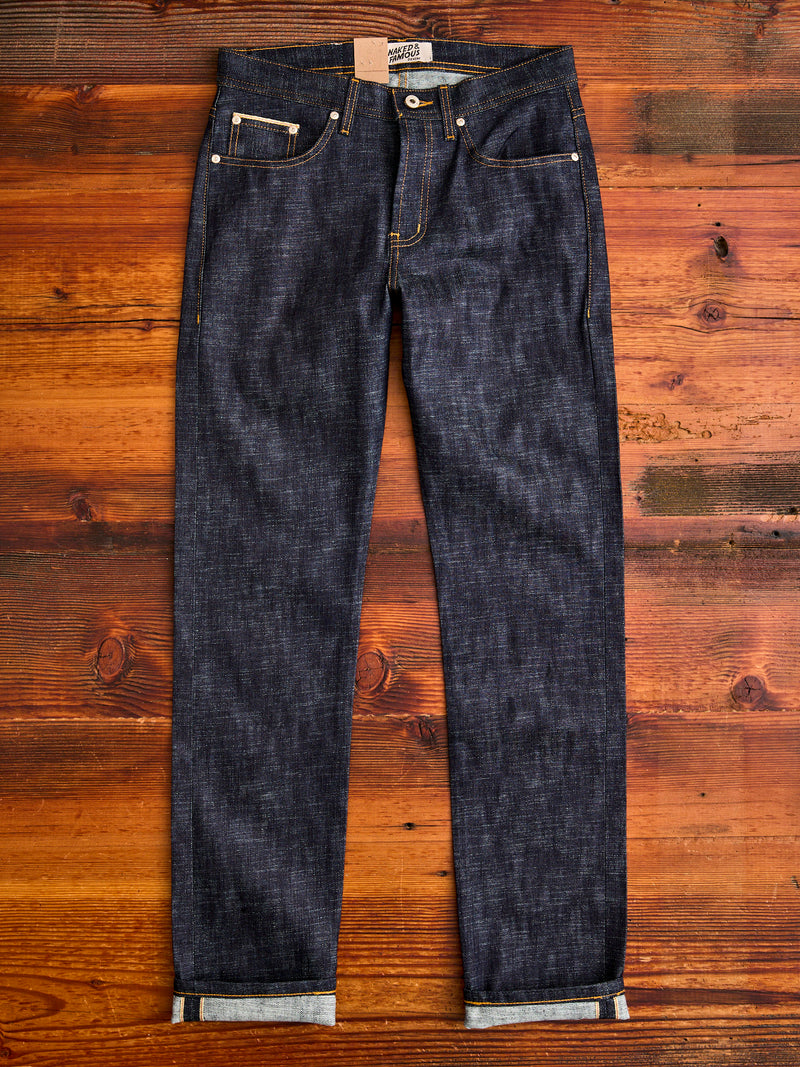 "Chinese New Year Indigo Dragon" 12.5oz Selvedge Denim - Weird Guy Fit