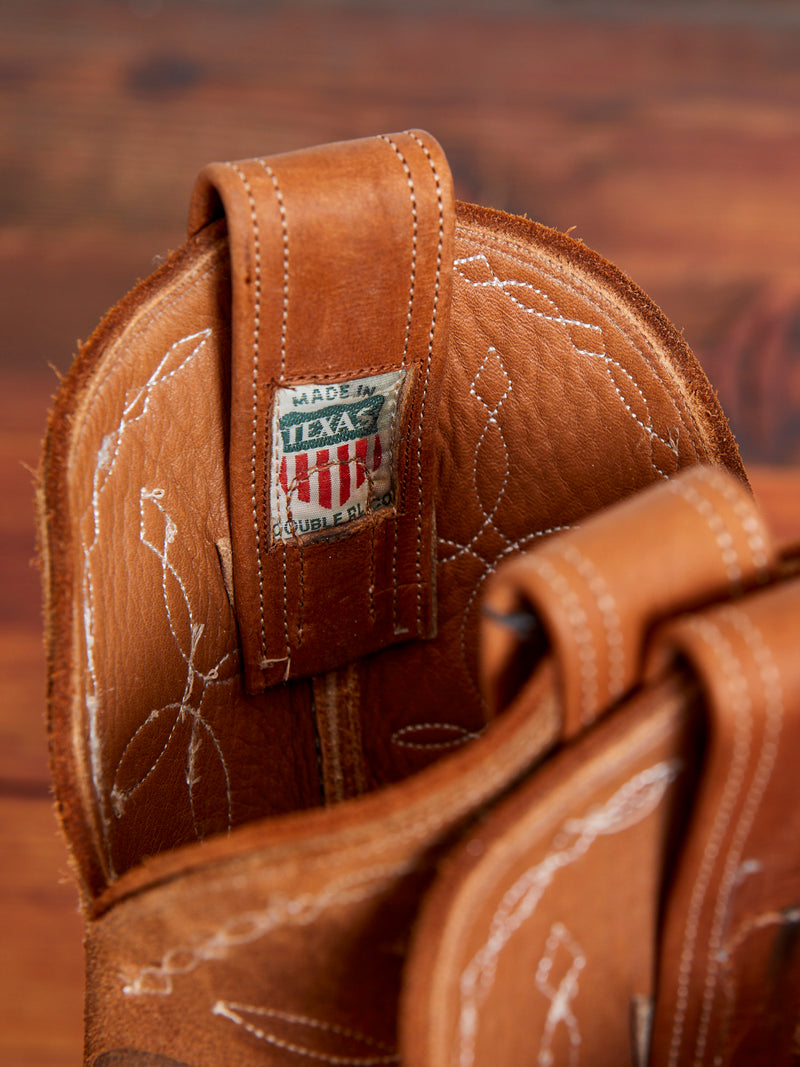 Plainview Suede Cowboy Boot in Light Java