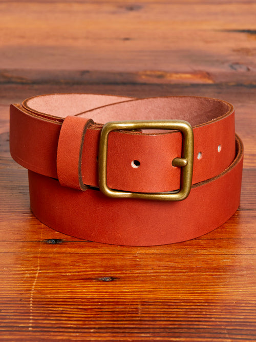 Pioneer Leather Belt in Oro Russet