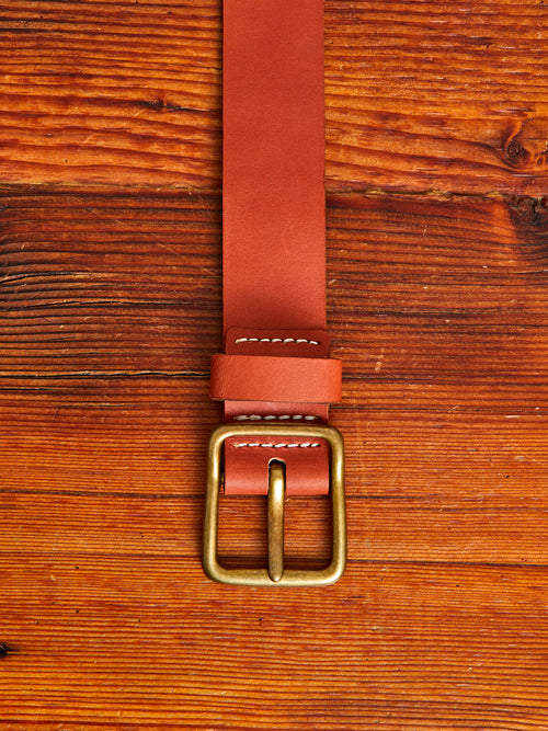 Pioneer Leather Belt in Oro Russet