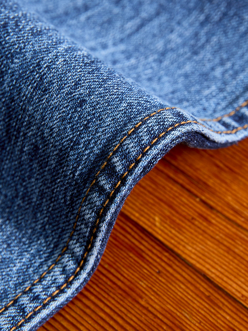 CS-101xs 12oz Stonewashed Indigo Selvedge Denim - Classic Straight Fit