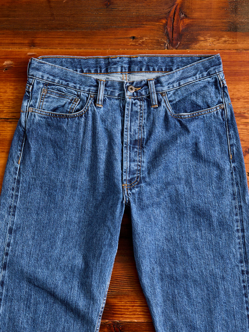 CS-101xs 12oz Stonewashed Indigo Selvedge Denim - Classic Straight Fit
