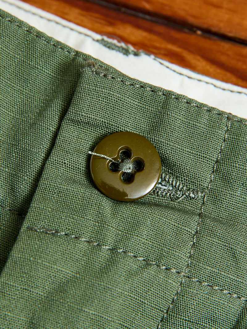 Fatigue Shorts in Olive Cotton Ripstop