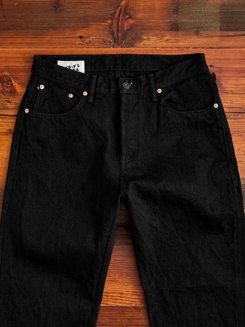 MIJ13 "Okayama Spirit Kuro" 16oz Black Slub Selvedge Denim - Easy Guy Fit