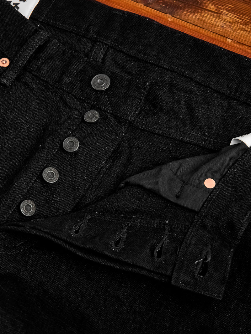 MIJ13 "Okayama Spirit Kuro" 16oz Black Slub Selvedge Denim - Easy Guy Fit
