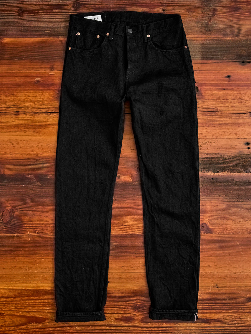 MIJ13 "Okayama Spirit Kuro" 16oz Black Slub Selvedge Denim - Weird Guy Fit