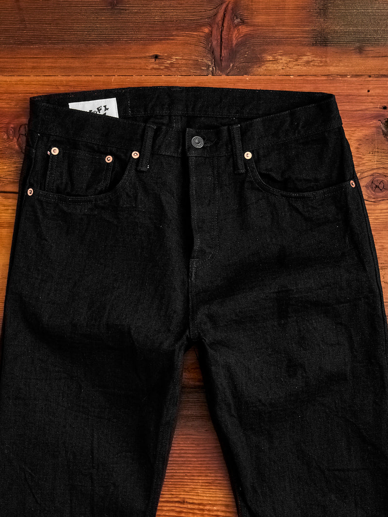 MIJ13 "Okayama Spirit Kuro" 16oz Black Slub Selvedge Denim - Weird Guy Fit
